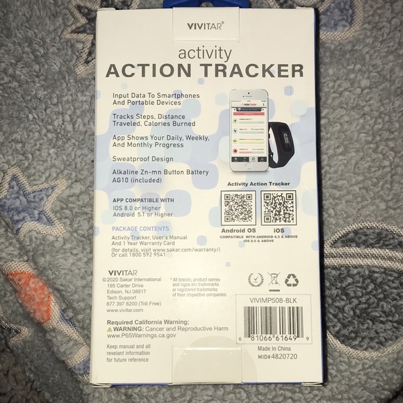 Vivitar Action Tracker iOS/Android compatible - Picture 2 of 4